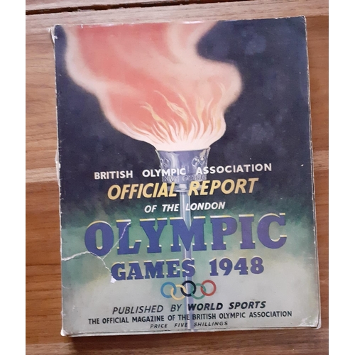 84 - 1948 London Olympic Games Opening Ceremony Official Programme ( Some Signatures on Front and Back). ... 