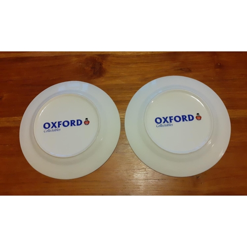 302 - Two Ceramic Plates for VE & VJ Day . 60th Anniversary 8th May 2005 and 15th August 2005. By Oxford C... 