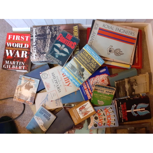 308 - Large Collection of Military Book covering WWI & WW2