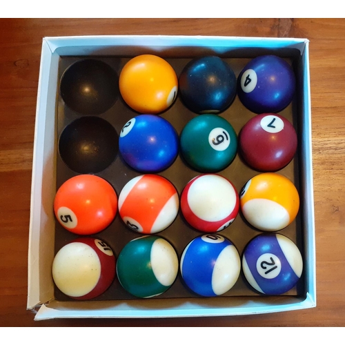 103 - Set of Pool Balls in Box