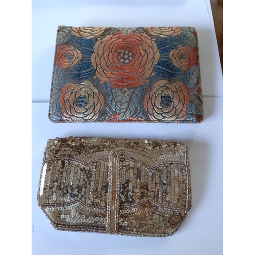 323 - Two Vintage Ladies Clutch Bags