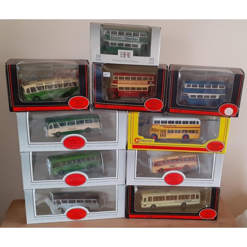 124 - Ten x Exclusive First Editions Die Cast Buses in Boxes of Issue