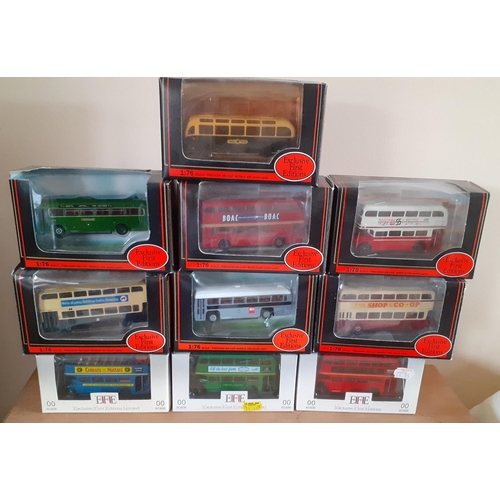 126 - Ten x Exclusive First Editions Die Cast Buses in Boxes of Issue