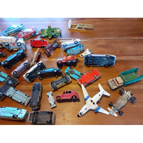 129 - Large Collection of Early Dies Cast Vehicles. Includes Corgi, Dinky & Triang