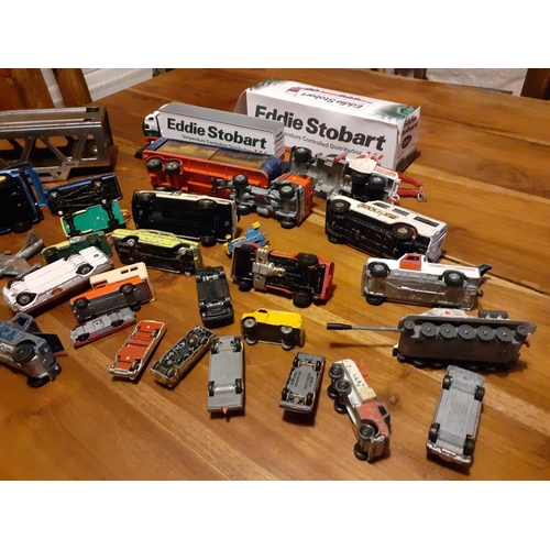 132 - Large Collection of Die Cast Vehicles. Dinky, Corgi, Tonka and Lesney all included.