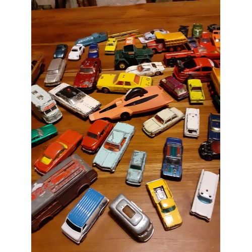 133 - Very Large Collection of Die Cast Vehicles - Mixed Lot including CORGI DINKY and Lesney etc