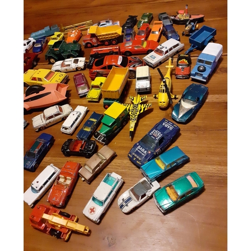 133 - Very Large Collection of Die Cast Vehicles - Mixed Lot including CORGI DINKY and Lesney etc