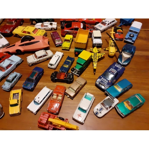 133 - Very Large Collection of Die Cast Vehicles - Mixed Lot including CORGI DINKY and Lesney etc