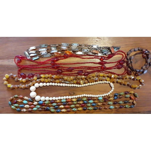 342 - Costume Jewellery Items. Mostly Necklaces with Bracelets