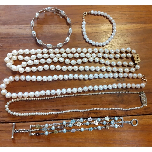 344 - Assortment of Jewellery Items. Necklaces and Bracelets