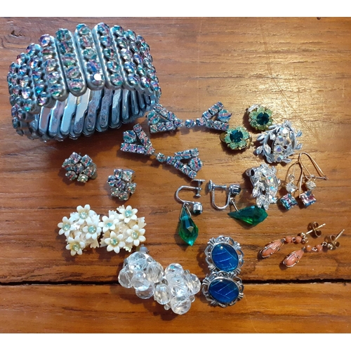 346 - Collection of Different Earrings and Bracelet