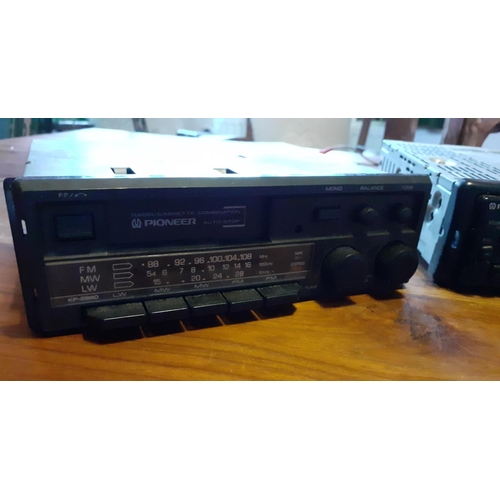 358 - Two old Pioneer Car Radio Systems. KP-2980 and KEH-3600 editions