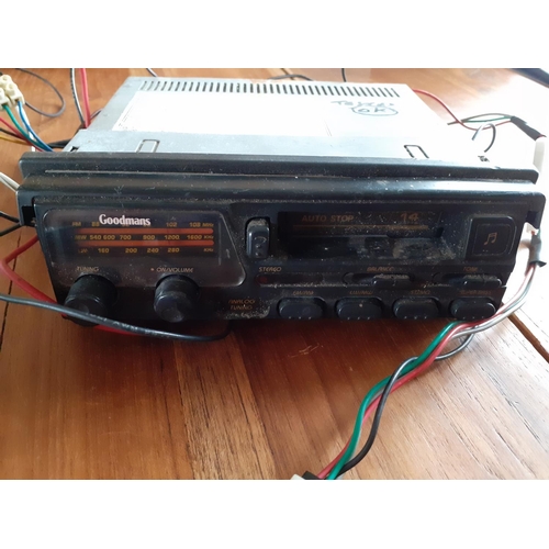 360 - Four Old Car Stereo Radios. All Different and Untested