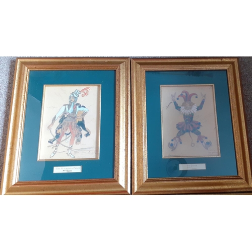 156 - Eight Bolshoi Nutcracker Limited Edition Prints in Frames. Number 3677 of 5000