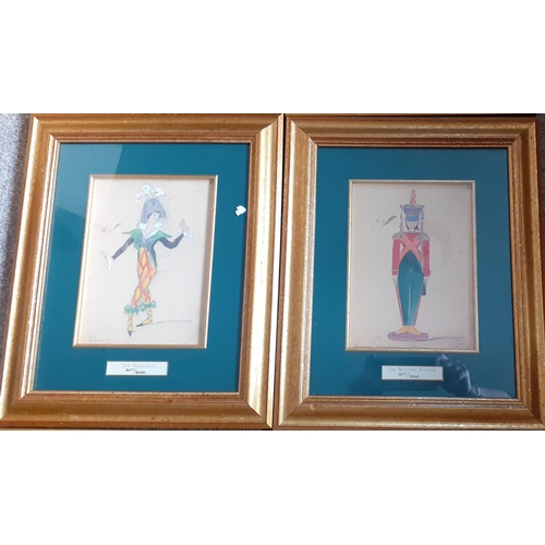 156 - Eight Bolshoi Nutcracker Limited Edition Prints in Frames. Number 3677 of 5000