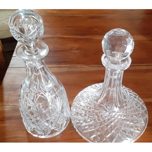 363 - Pair of Glass Decanters