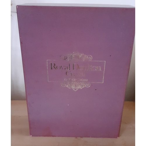 364 - Royal Doulton Crystal Glasses In Box