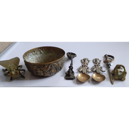 380 - Collection Of Collectable Brass Items ( Some Indian )