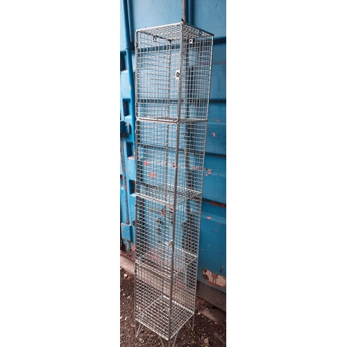 385 - Single Width Industrial Metal Locker / Cabinet