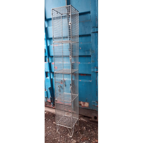 385 - Single Width Industrial Metal Locker / Cabinet