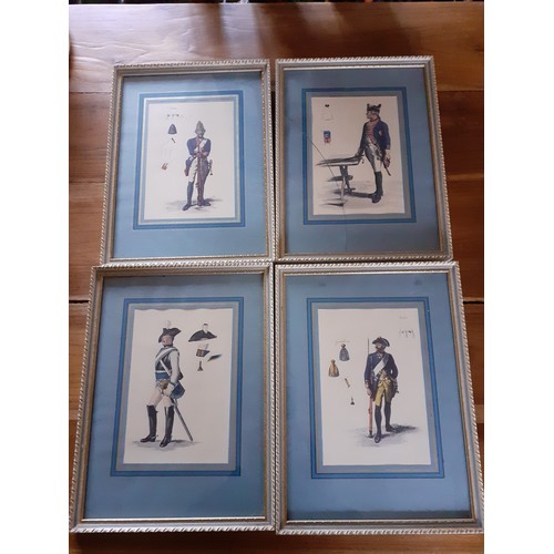 157 - Four Framed Military Pictures - Frames measure 31 cm x 23 cm