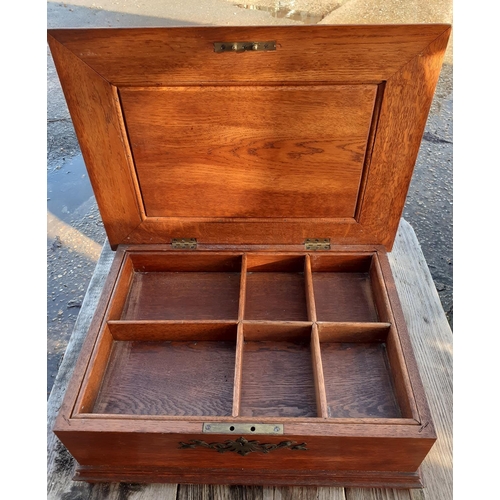 12 - Vintage Highly Decorative Hard Wood Box