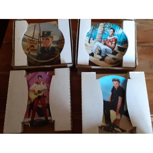 47 - Collection of 6 Elvis Collectable Plates. All with Certificates of Authenticity and boxes.