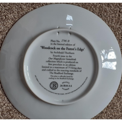 50 - 8 Magnificent GameBirds Plates from The Bradford Exchange