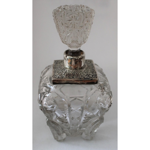 10 - Silver Hallmarked Decorative Drinking Decanter. Measures 20cm x 10cm wide. No visible Chips or Crack... 