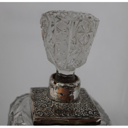 10 - Silver Hallmarked Decorative Drinking Decanter. Measures 20cm x 10cm wide. No visible Chips or Crack... 