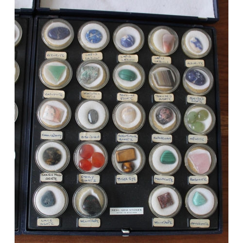 15 - Two Boxed Gem Stone Collections