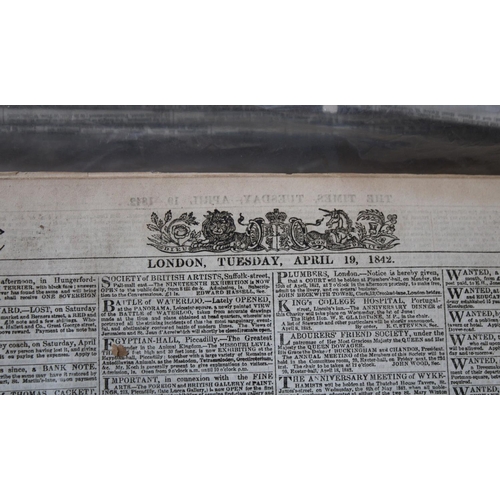 57 - The Times Newspaper Collection between 1842 and 1860 - Over 40 Editions