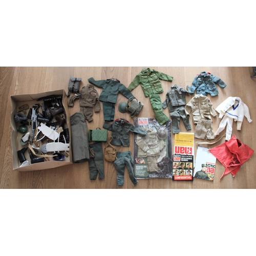 12014 - Numerous Vintage Action Man Outfits and Accessories. One still in original package. Excellent Condit... 