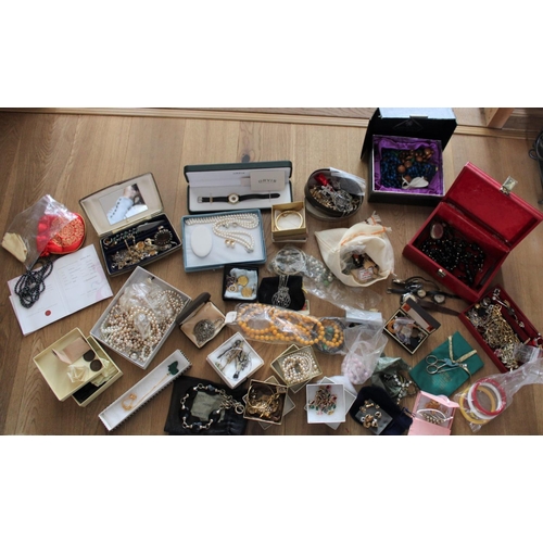 12017 - Large Collection of Ladies Jewellery including Watches and Pearls