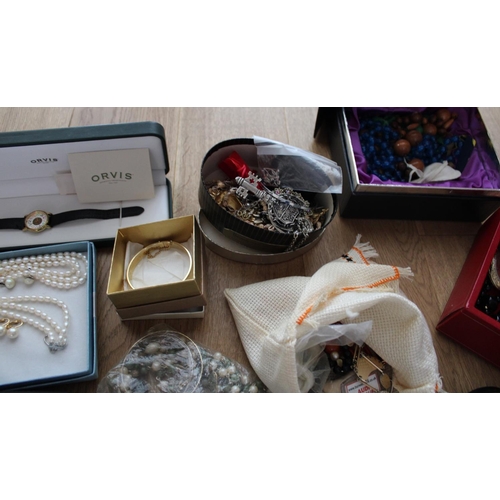 12017 - Large Collection of Ladies Jewellery including Watches and Pearls