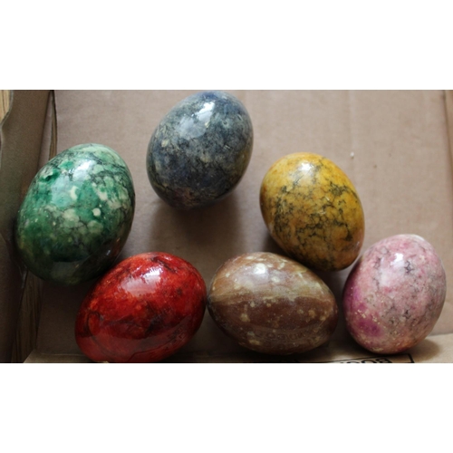 12020 - Six Collectable / Decorative Eggs