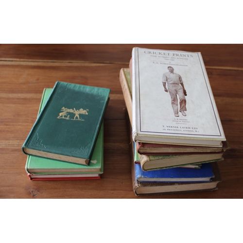 12023 - Ten Vintage Book surrounding the game of Cricket. 

It is believed there are three first editions wi... 