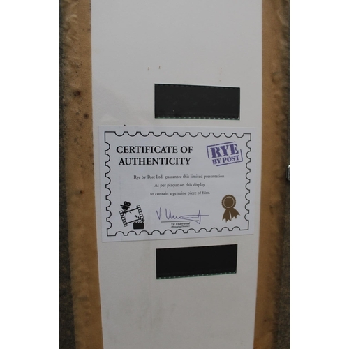 8 - Lord of The Rings - Return of the King Trio Film Clips in Frame.  Authentication Certificate on Reve... 