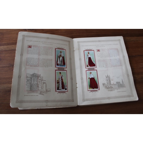 9 - Quantity of Cigarette Cards - Various Makers and Topics. Also a folder concerning 1937 Coronation wh... 