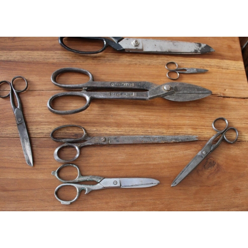 24 - Seven Pairs of Vintage Scissors