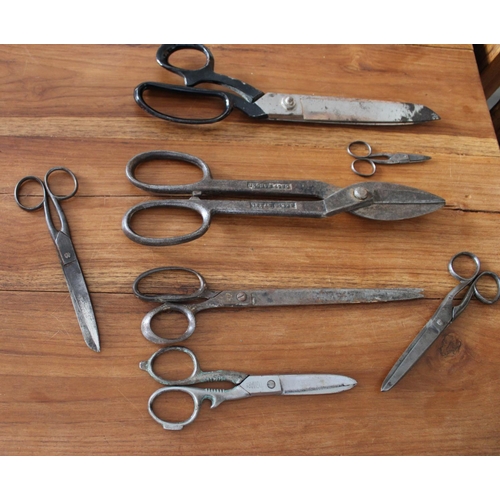24 - Seven Pairs of Vintage Scissors