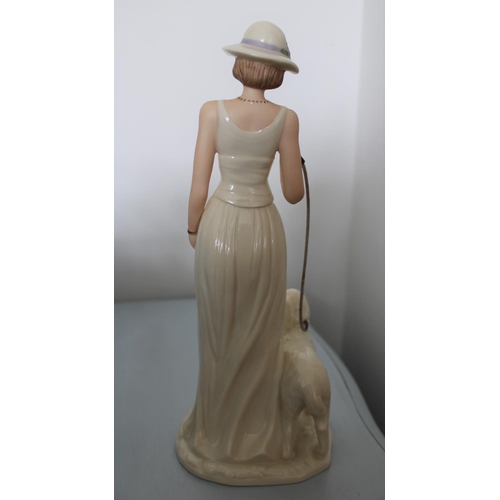 27 - Three Ceramic Figurines. One made by Lladro, One Nao and one from The Regal Collection. Tallest (Lla... 