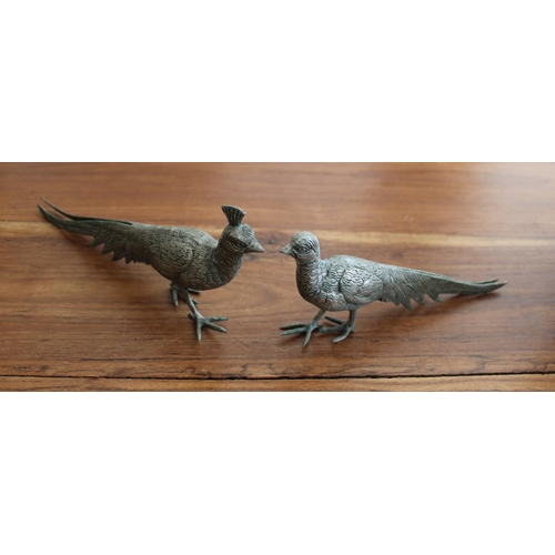 33 - Pair of Collectable Peacocks - Both 23cm long approx