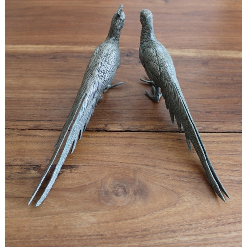 33 - Pair of Collectable Peacocks - Both 23cm long approx