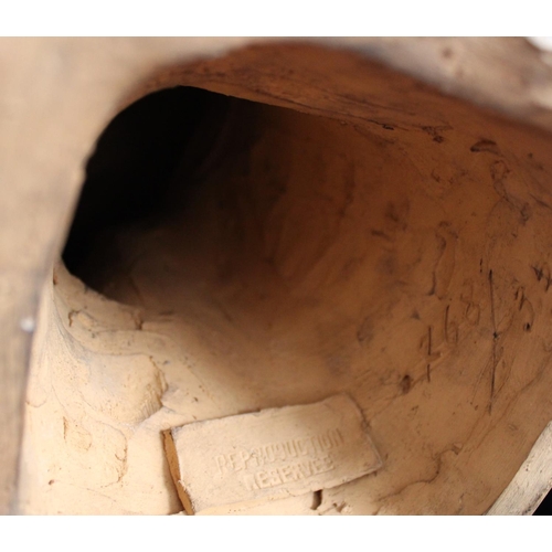 1 - Terracotta Rastafarian Sculpture. Stands 45cm  Tall x 30cm Wide. Some nice age to this however unsur... 