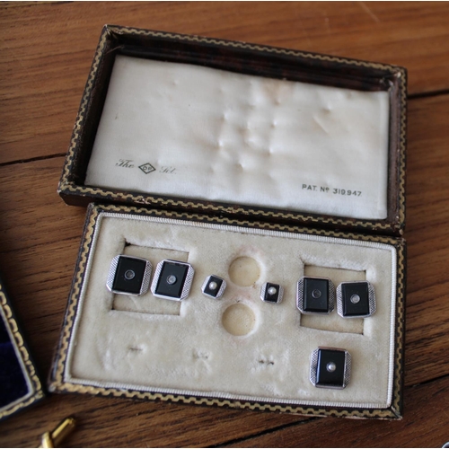 55 - Job Lot of Mixed Collectable Items. Includes Cufflinks, Penknives, Whistle on chain etc