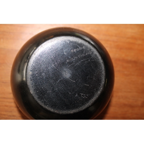 19 - Ebony Made In England Dresser Set