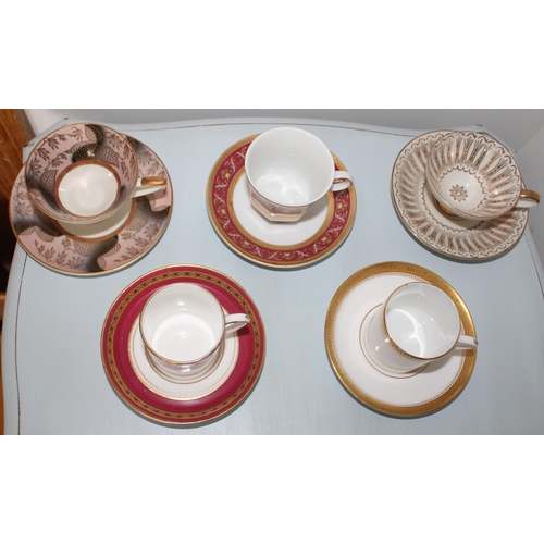 22 - Five Collectable Decorative Mini Cups & Saucers