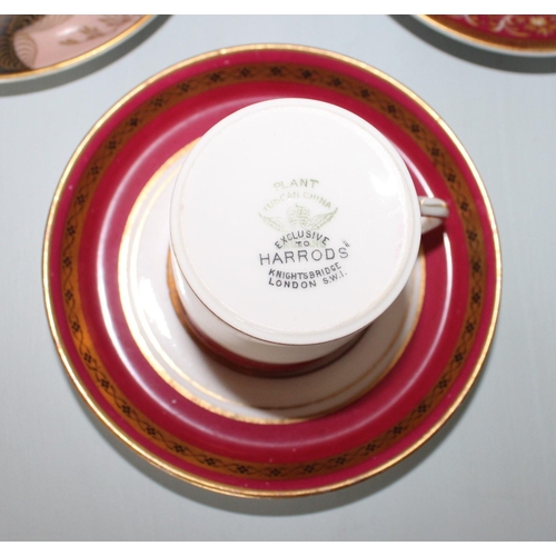 22 - Five Collectable Decorative Mini Cups & Saucers