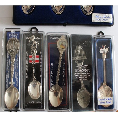 29 - Collection Of Collectable Spoons (Some Silver Plated & Pewter)